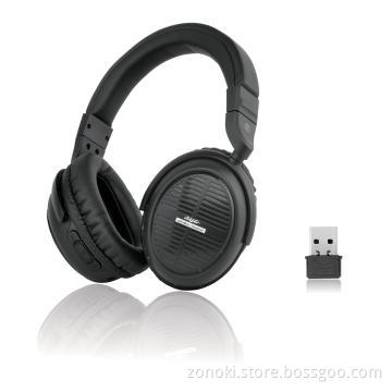 2.4G wireless headset  use mini usb adaptor to connect with PC